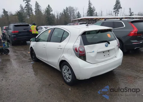 2012 Toyota Prius C Two from USA, damaged, VIN JTDKDTB38C1004656